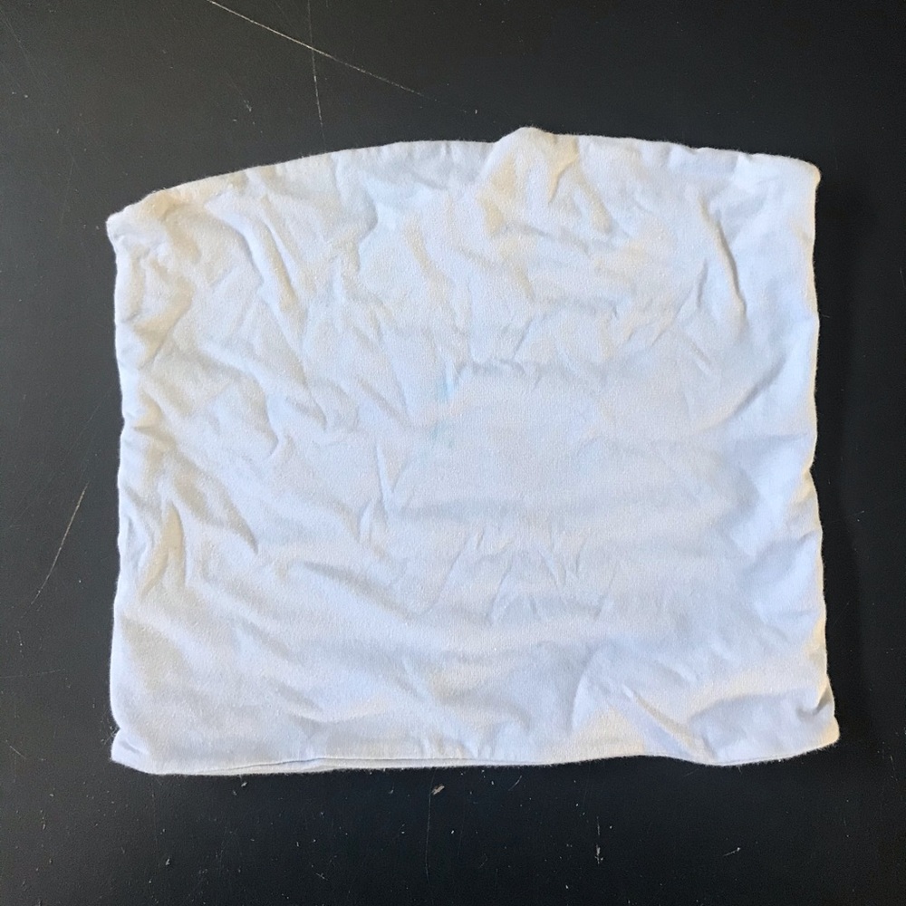 brandy melville light blue tube top